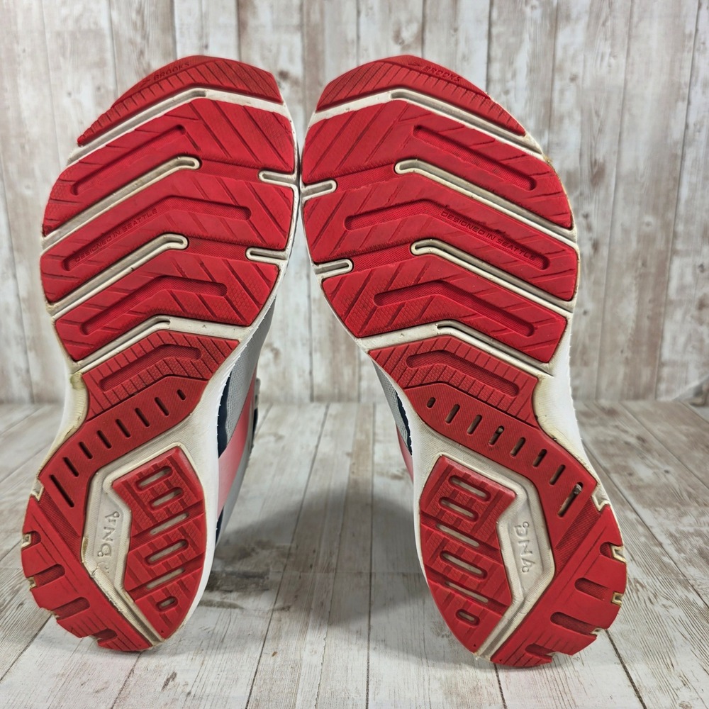 Brooks Launch 9 Women's Running Shoes‎ Light Gray Coral Size 10.5 Medium - Picture 7 of 8